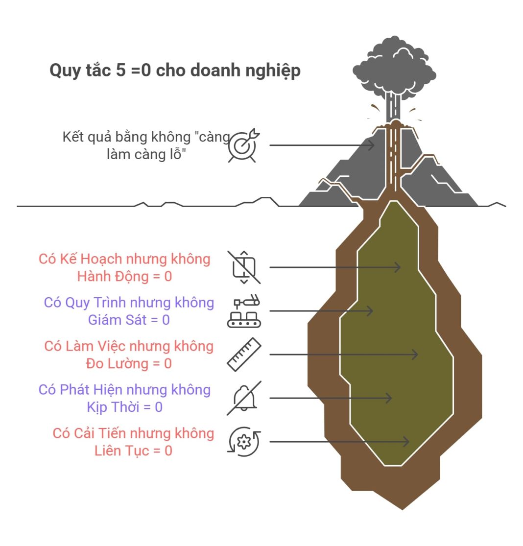 QUY TẮC 5 = 0 cho doanh nghiệp