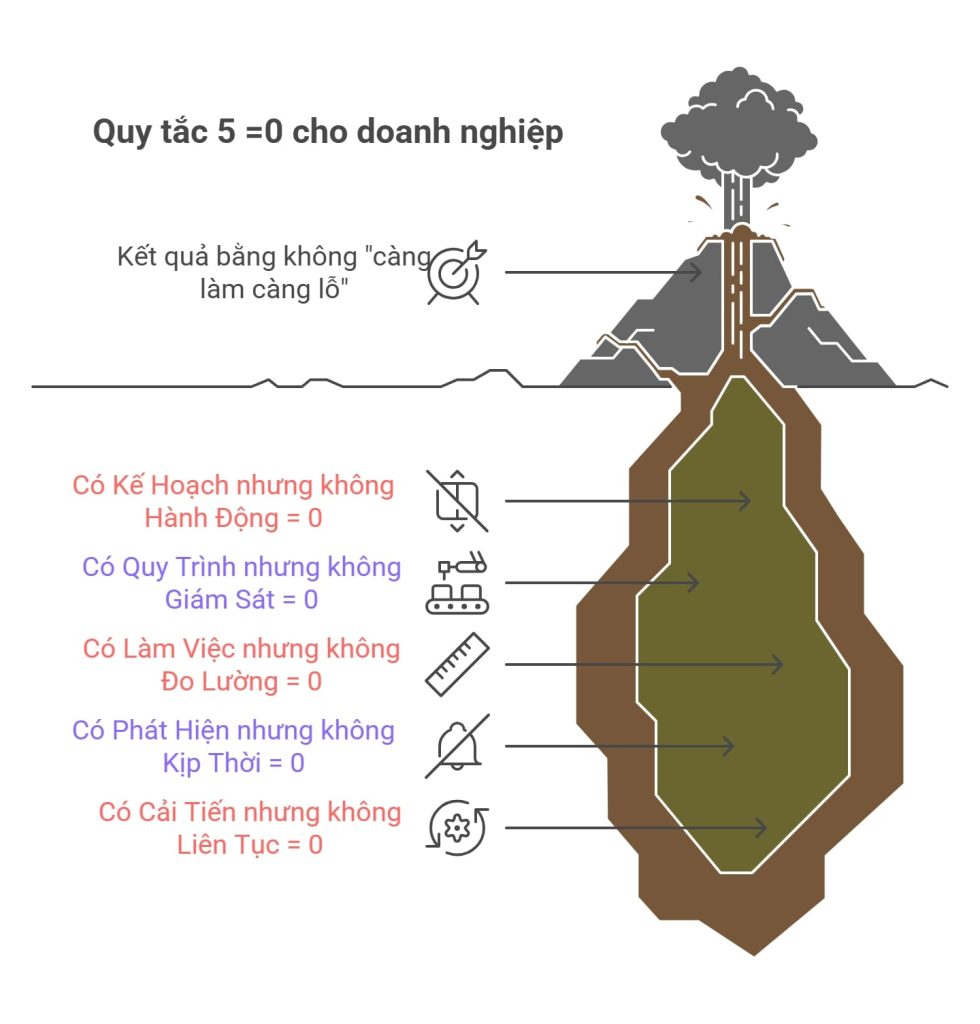 QUY TẮC 5 = 0 cho doanh nghiệp