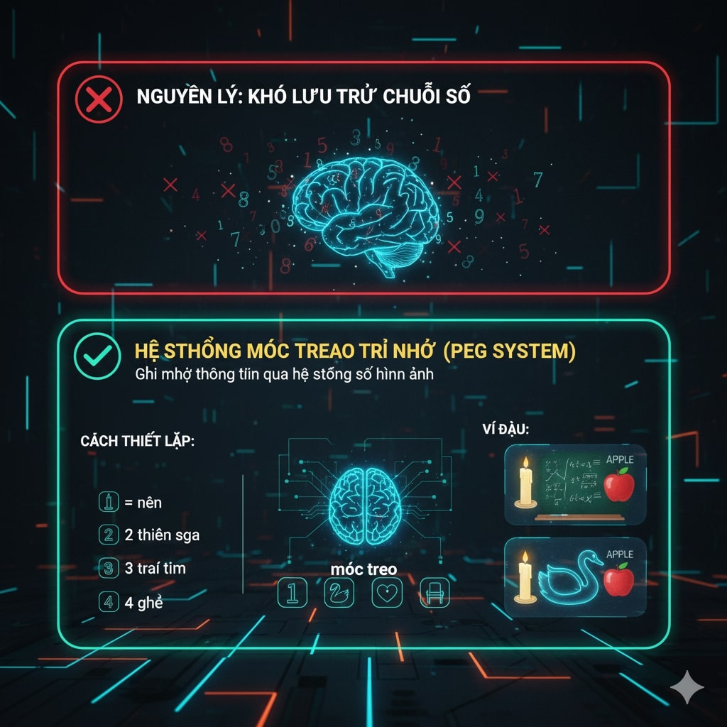 6. Hệ thống móc treo trí nhớ – Peg System